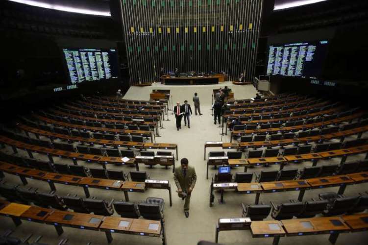 O plenário da Câmara dos Deputados, em Brasília. (17/07/2013) 