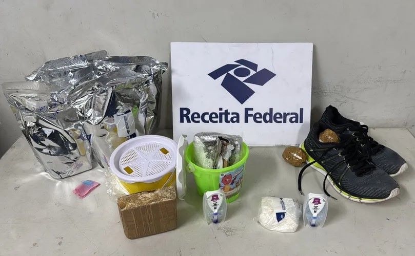 Receita Federal apreende drogas avaliadas em R$ 480 mil com destino a Arapiraca.