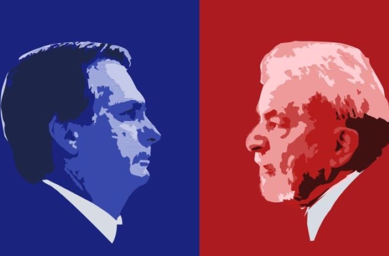 Em eventual 2º turno, a pesquisa indica que Jair Bolsonaro teria 43,7% contra 41,9% de Luiz Inácio Lula da Silva
