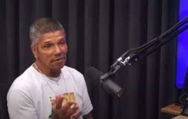 Pedrinho Matador em participação do Cometa Podcast, em 2021 Reprodução Youtube