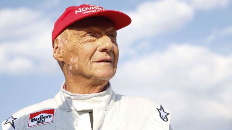 Niki Lauda morreu aos 70 anos 