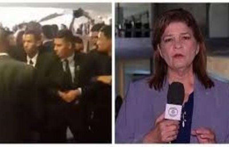 Vídeo mostra momento de confusão entre jornalistas e capangas de Maduro