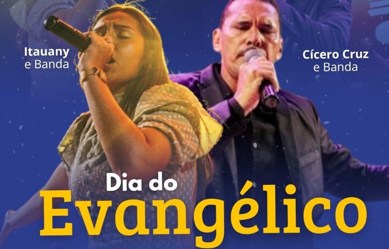 Dia do Evangélico será comemorado com shows gospel em Pão de Açúcar