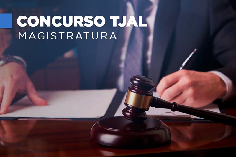 Concurso para juiz do TJAL oferta 20 vagas.