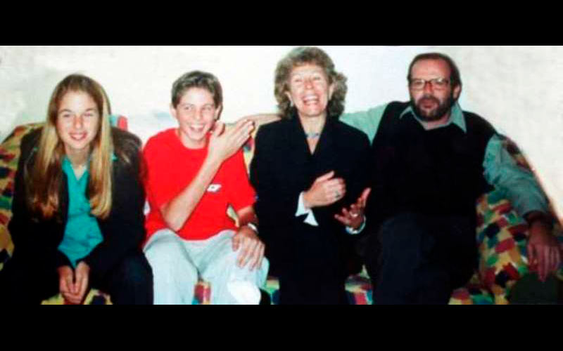 Família Richthofen: Suzana (filha), Andreas(filho), Marisa(mãe) e Manfred(pai).