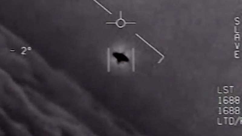 Esta é uma das imagens captadas pelos pilotos americanos