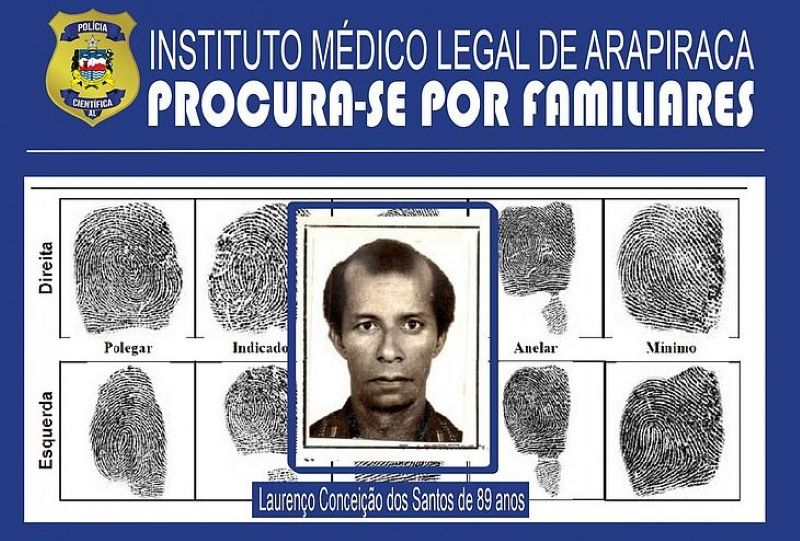 Vítima de morte clínica foi identificada como Laurenço Conceição dos Santos, de 89 anos, oriundo de Salvador (BA) 